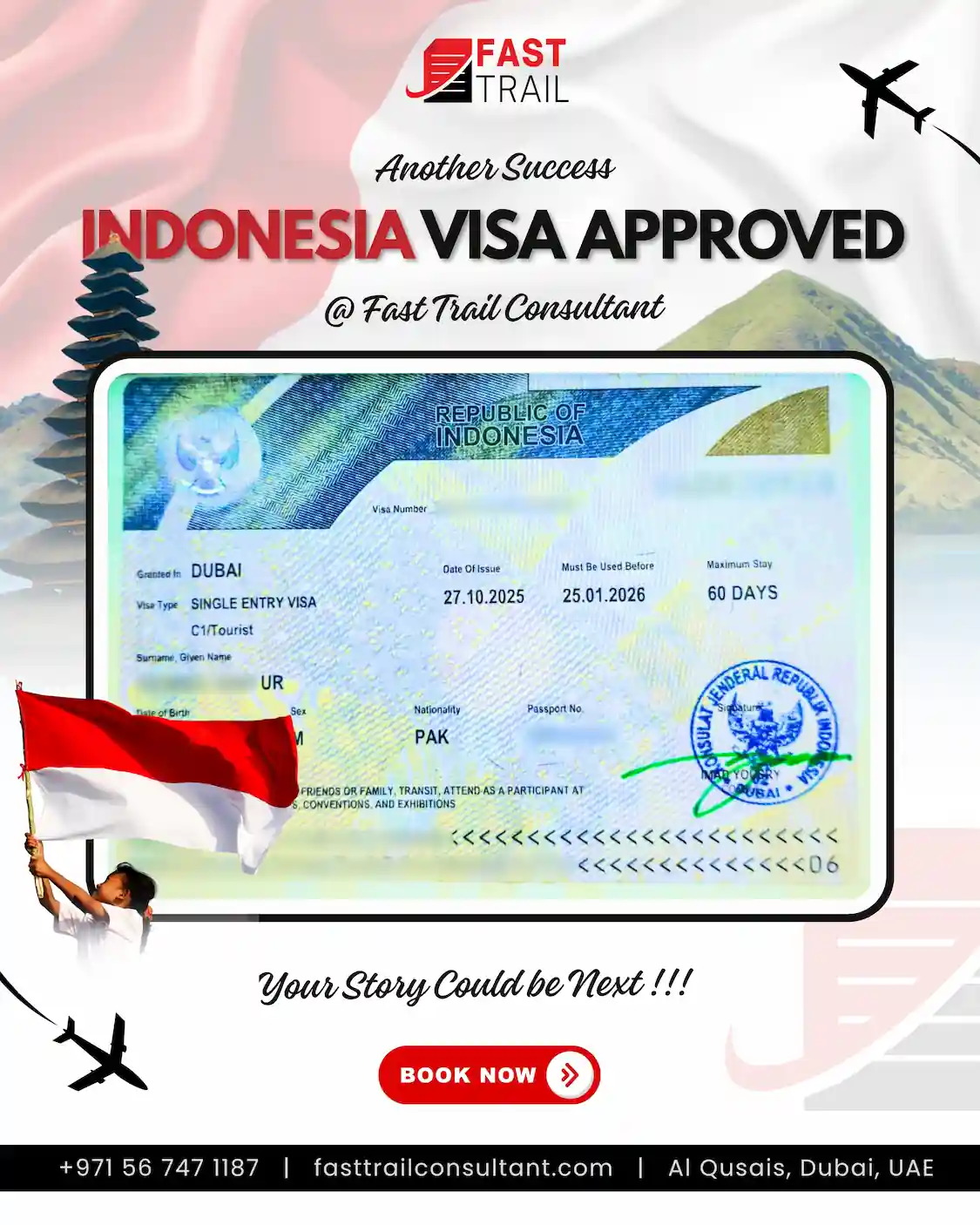 Success-Indonesia Visa Approved-003047-Insta post