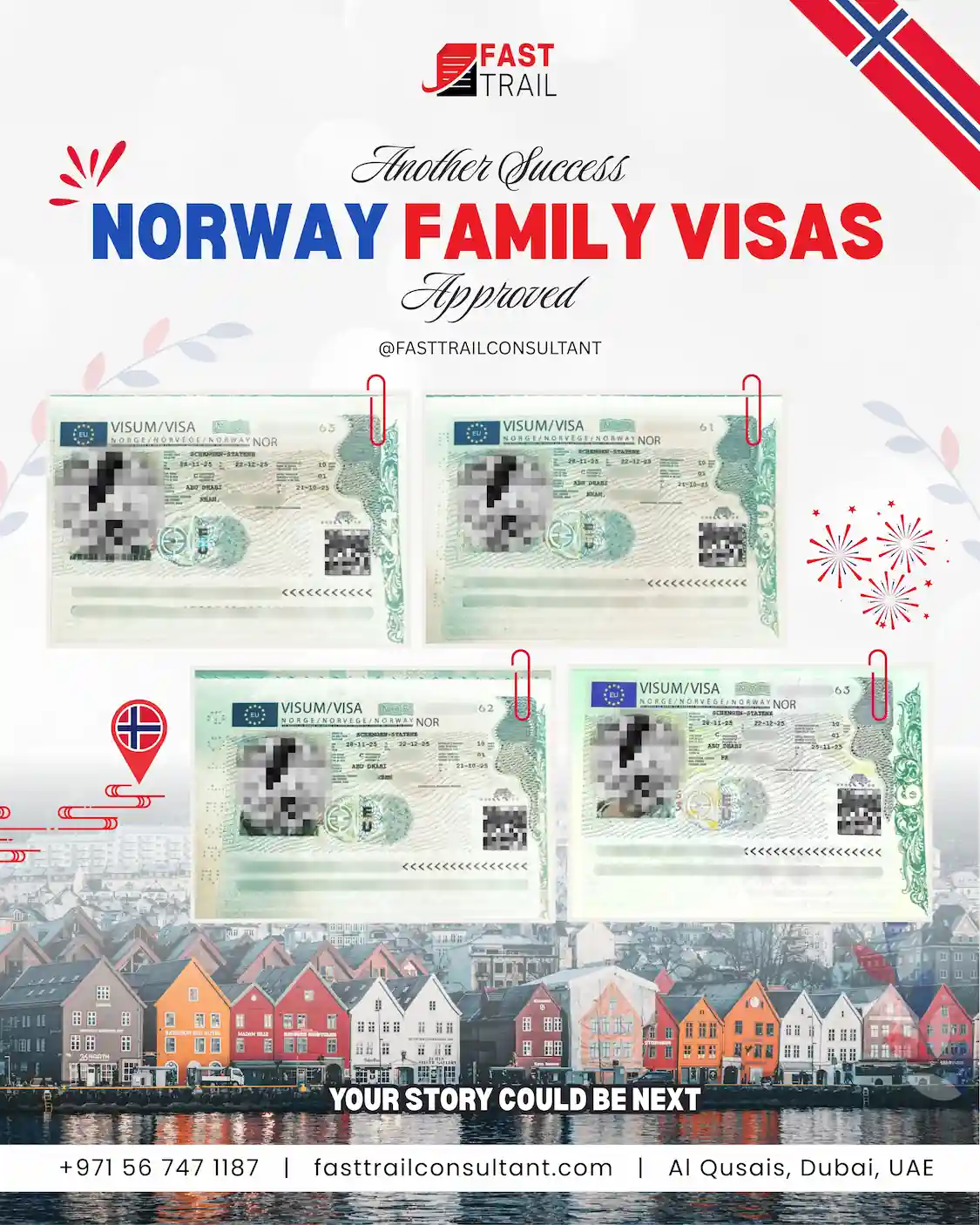 Success-Norway Family Visa Approved-Insta Post